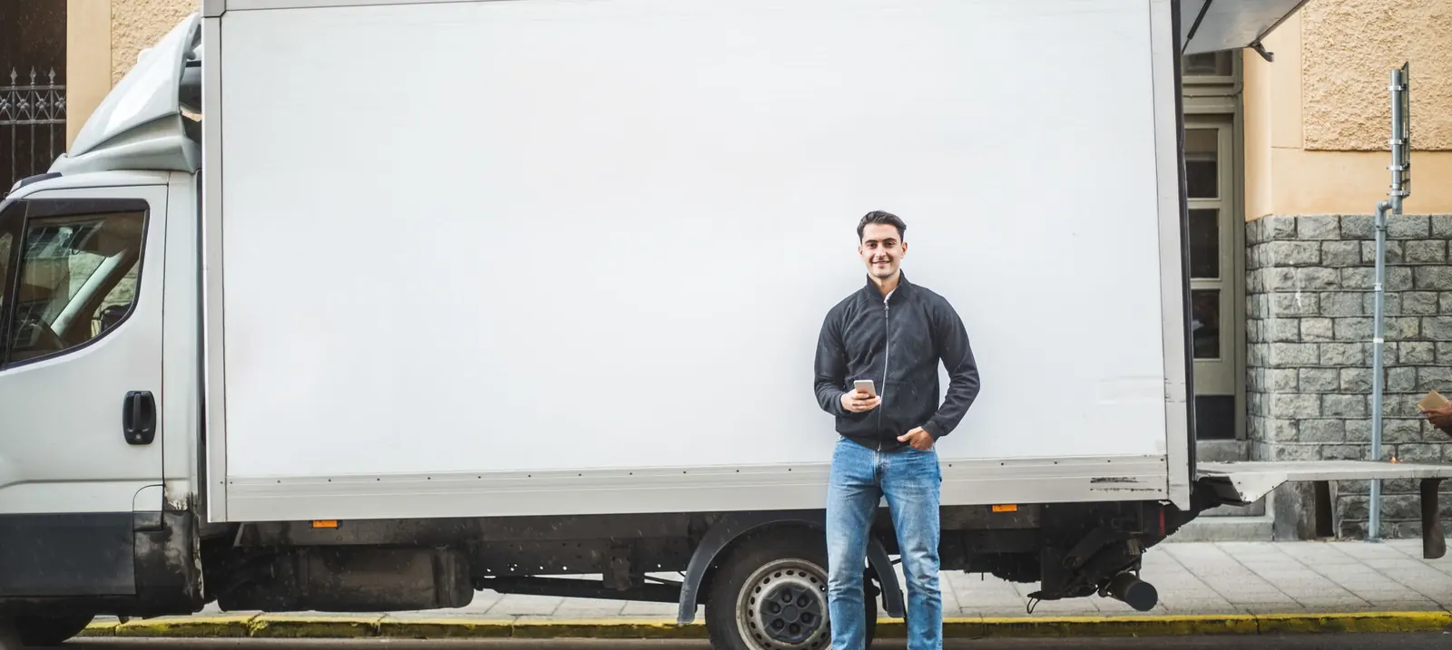 RP Removals crew with van